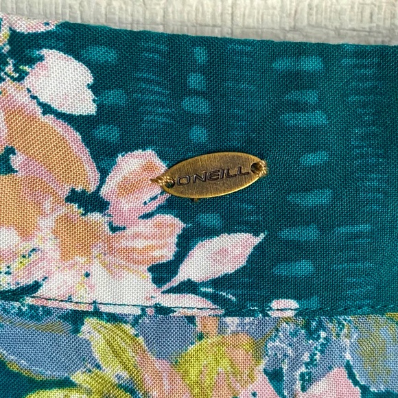 O’Neill Floral Green Button Front Dress. NWT - Picture 8 of 16